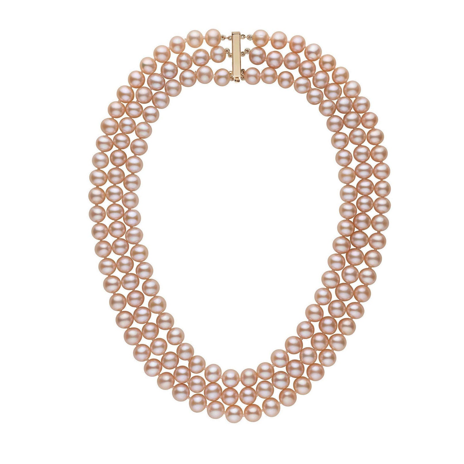 09- 8-9mm,A, tripple peach freshwater pearl necklace.jpg